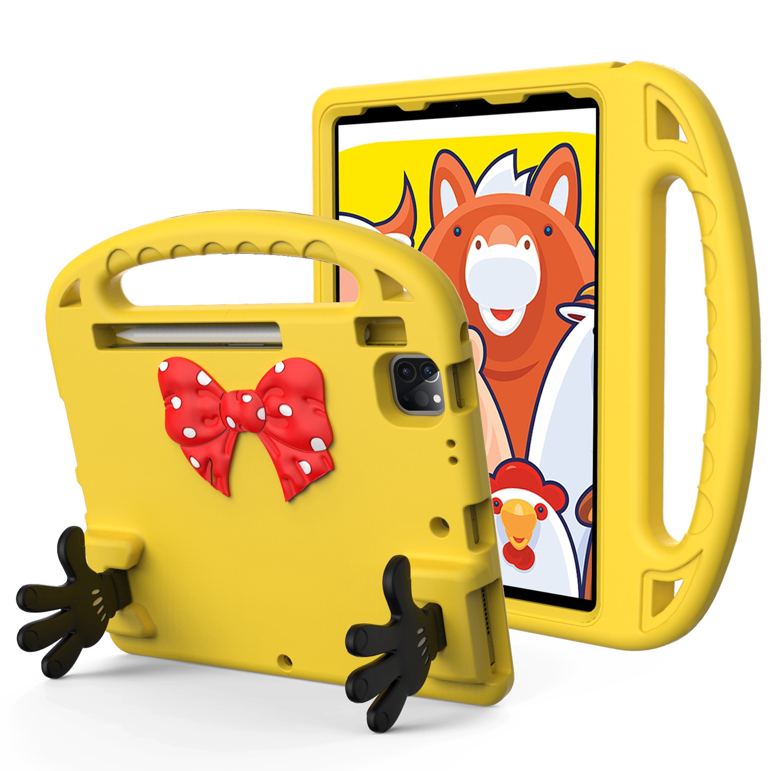 D155- Yellow iPad 9th Gen 2020 iPad 8th 2020 Gen 7th Gen 2019  10.2 Gen/iPad Air 3 10.5 2019 Hybrid Robot Tablet Hard Case for Kids with Handle (A2197, A2200, A2198)(A2152 / A2123 / A2153 / A2154) – Georgia Phone Case