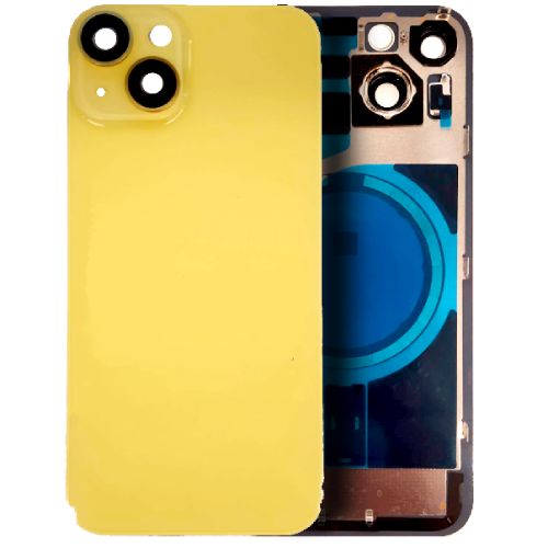D8155 – Yellow BACK GLASS W/ CAMERA LENS / STEEL PLATE / WIRELESS NFC CHAR…